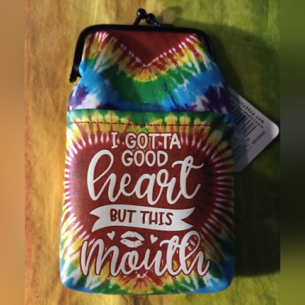 NWT Multicolored cigarette pouch 